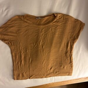 Zara Toffee Colored Crop Top